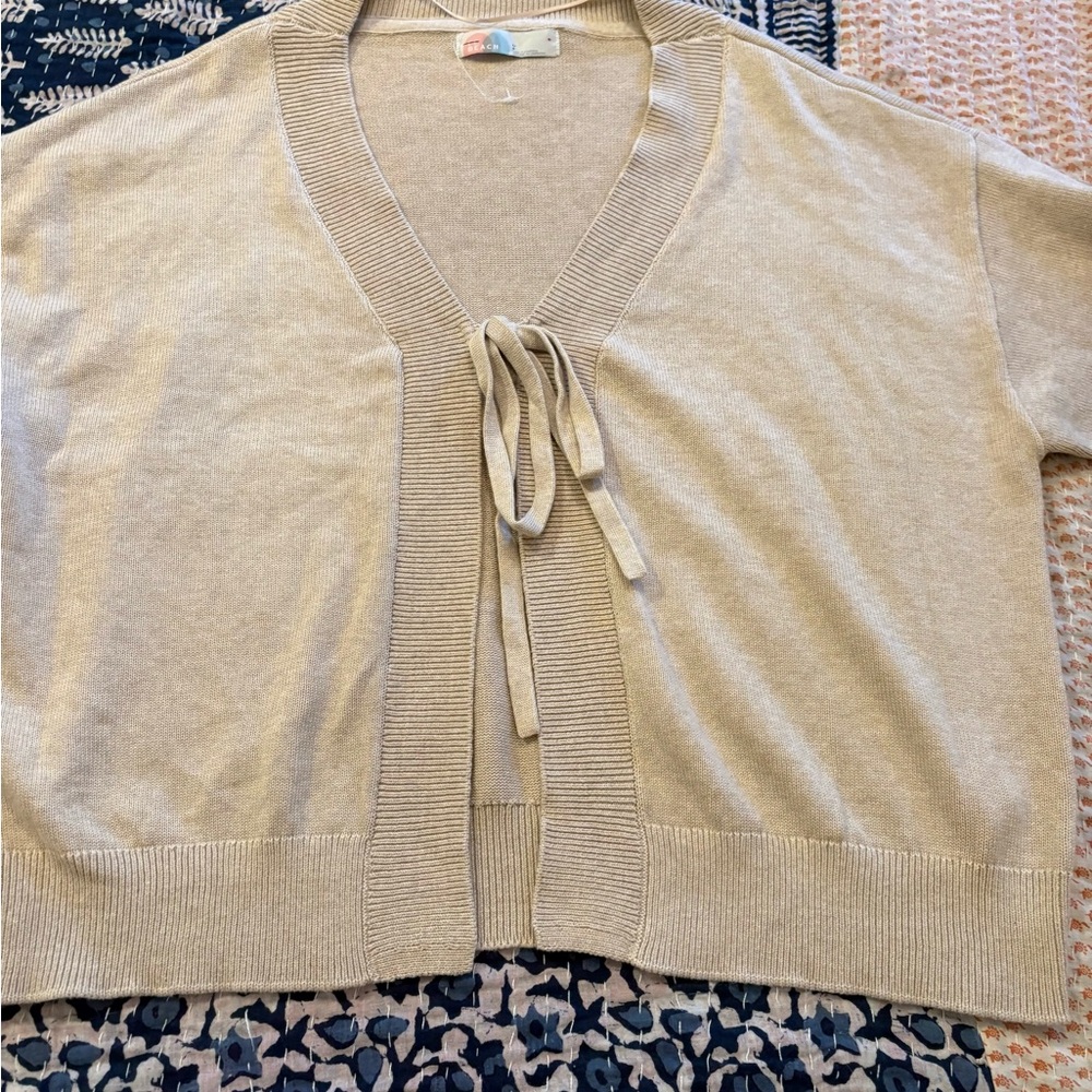 NWOT Free People Beach Solar Set   Sweater cardigan and Sweater Pants - Picture 2 of 14